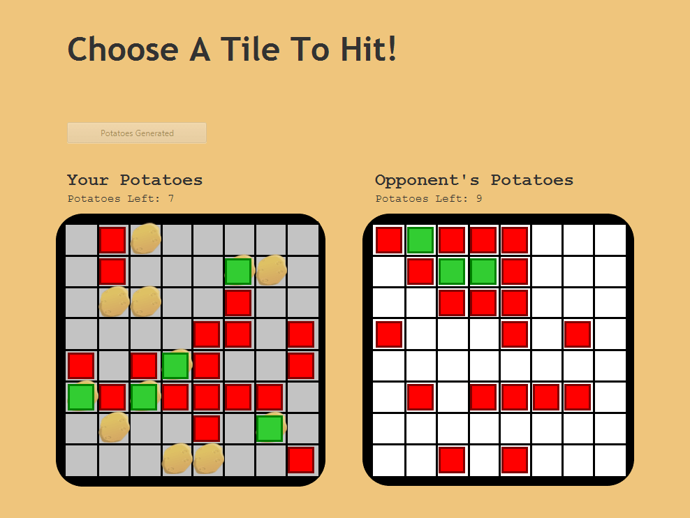 Image of Battleship game screen